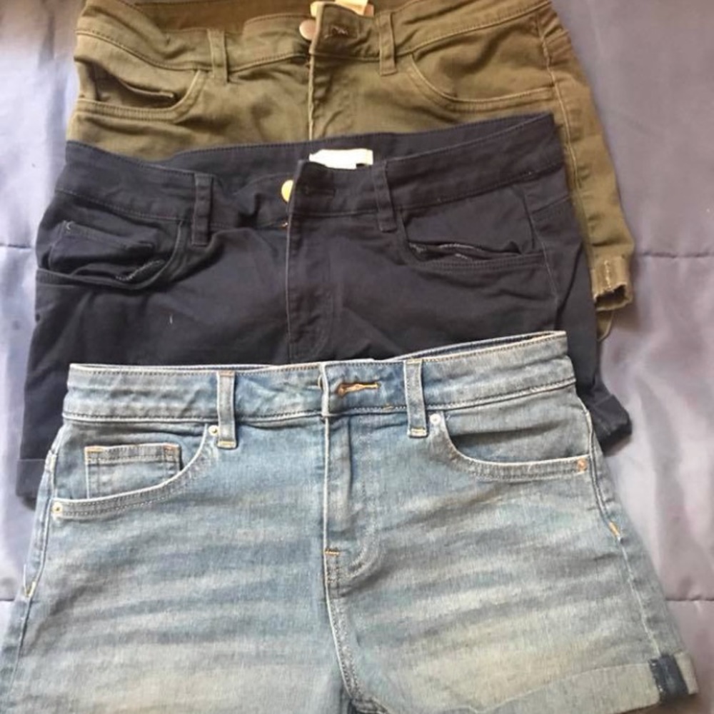 H&M shorts some worn once others never worn.